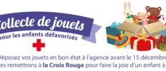 L'agence Kangourou Kids Cergy-Pontoise a le plaisir de vous informer de l'organisation d'une collecte de jouets 🎁 avec son partenaire La Croix Rouge Française.